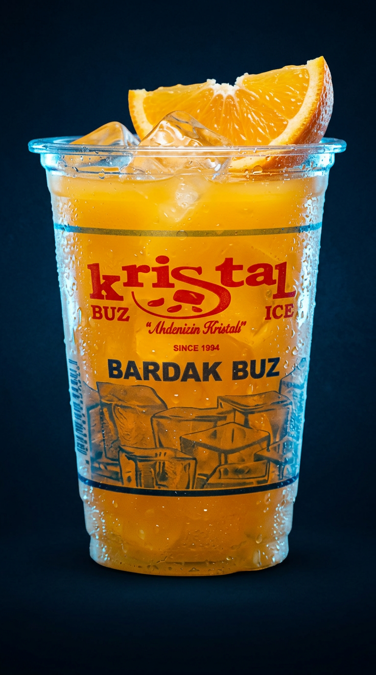 Kristal Buz ile Taze Meyve Suyu